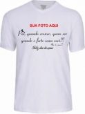 Camisetas com foto, mensagens